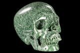 Realistic, Polished Hamine Jade Skull #116390-1